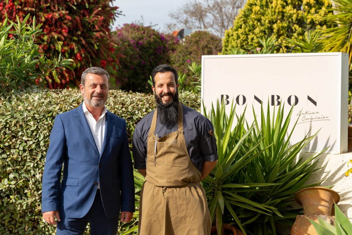 Nuno Diogo and Chef José Lopes from Bon Bon, Carvoeiro, which retained its one star