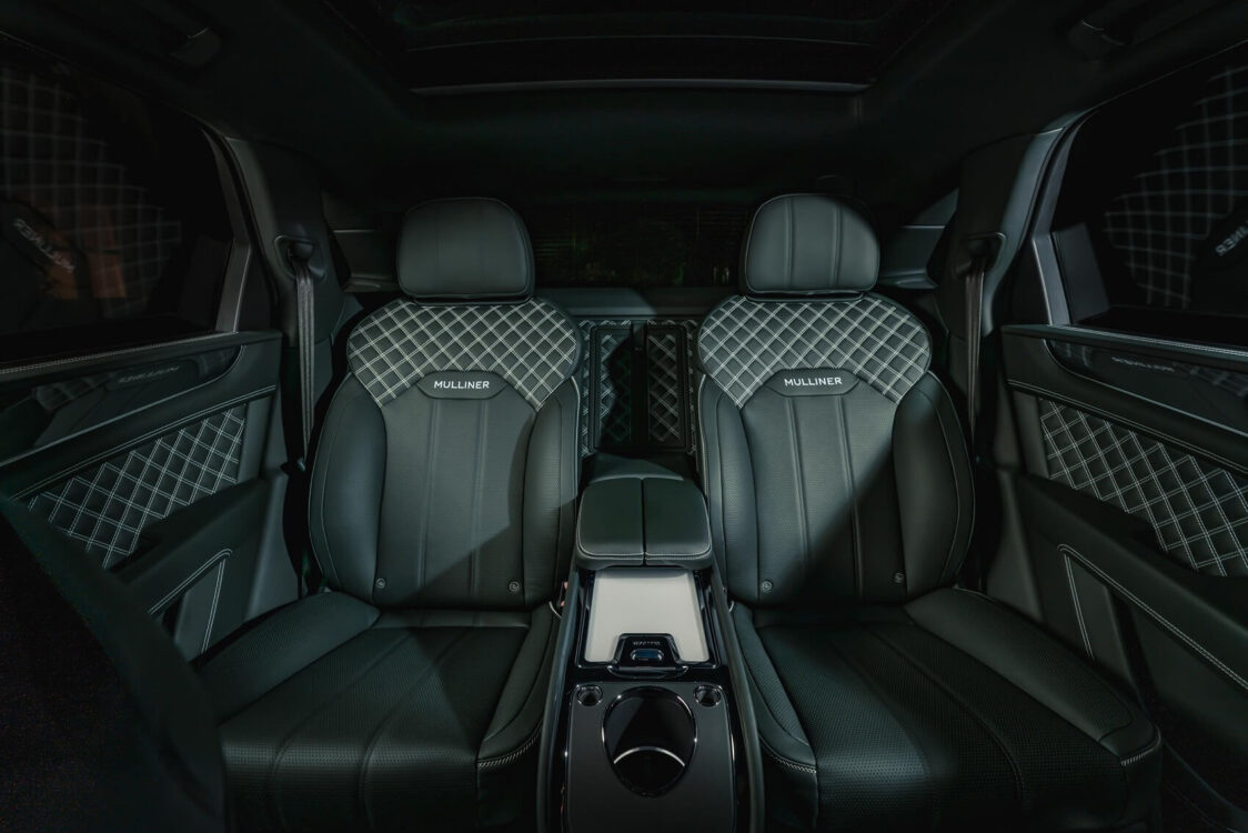 Shanghai Bentayga Hybrid version inside seats