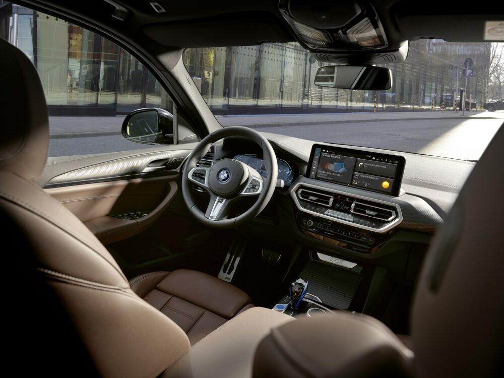 new bmw iX3 inside
